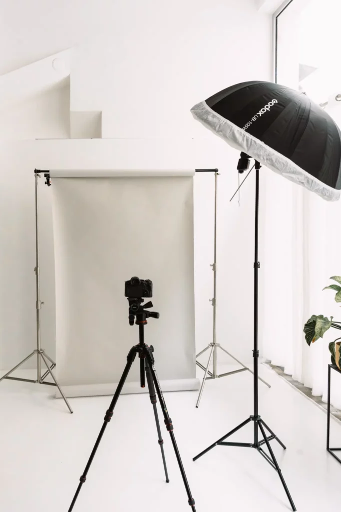 Studio mobile pour la réalisation de portraits professionnels dans la région de Lyon